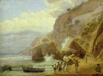 Paisaje Costero Italiano, 1844